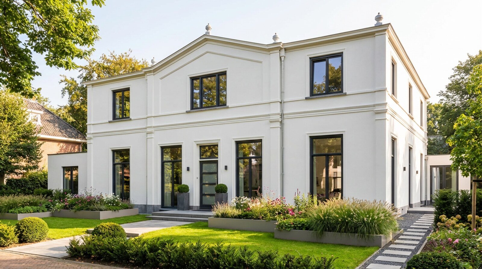 Archithello artist impression — moderne witte villa