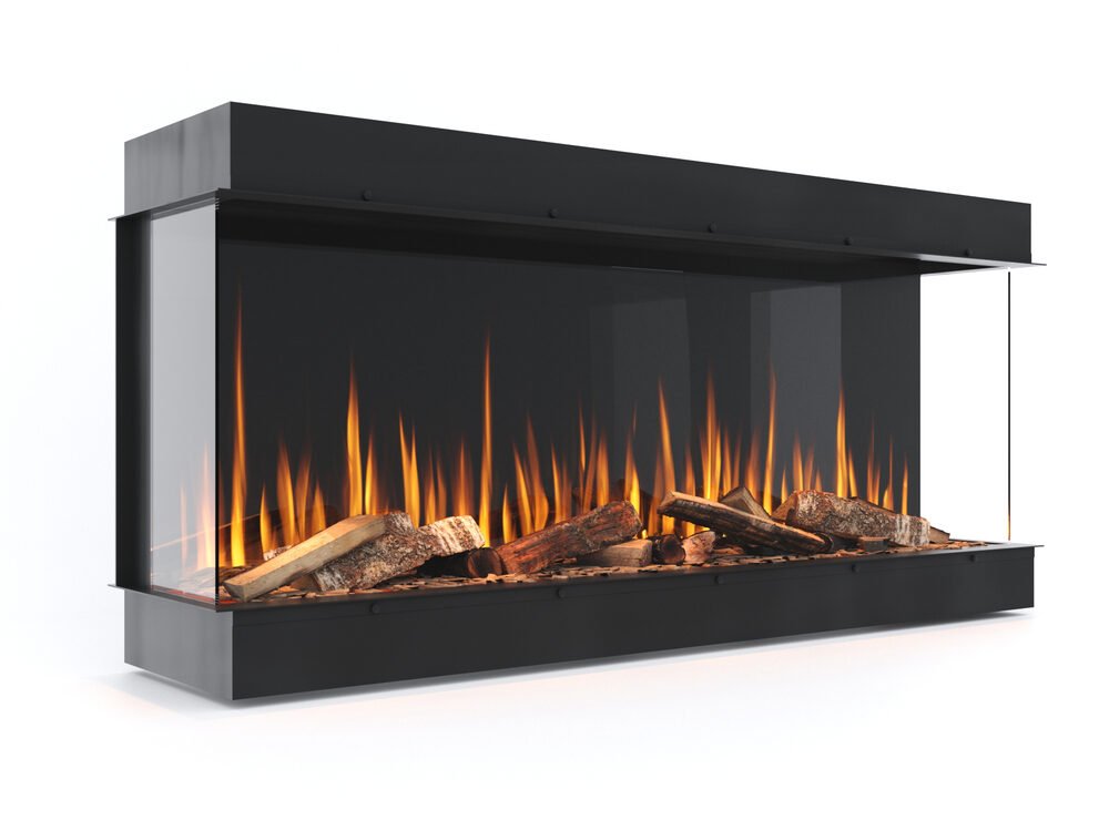 Archithello product render — vrijstaande haard